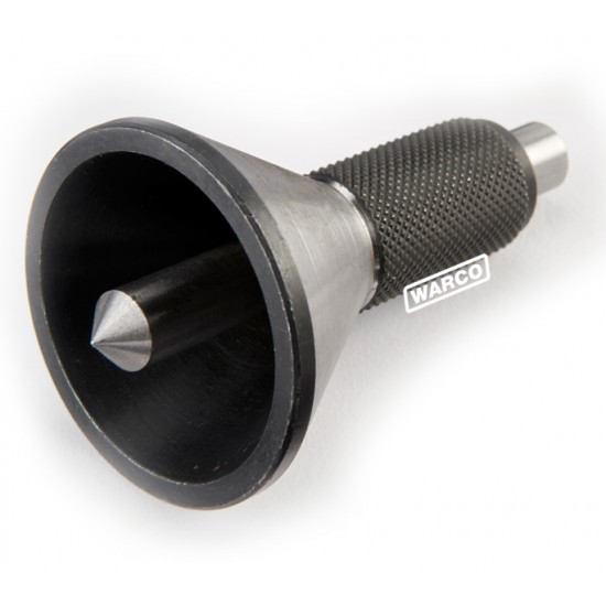 Bell Punch Tool for Centering Round Bar Stock on Lathes