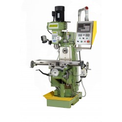 HV Universal Milling Machine - H/V Mill 3axis DRO and Power feeds