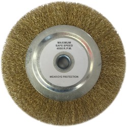 Wire Brush Wheel - 8" (200mm) 15.88 bore