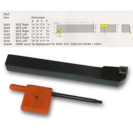 SCLC Indexable Lathe Tool Holder & CCMT Inserts for Metalworking