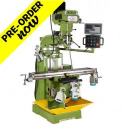4VS Turret Milling Machine with 3 axes Dro - R8
