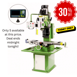 Super Major Milling Machine with DRO - R8