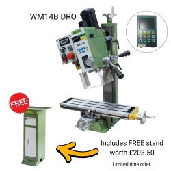WM14B Belt Drive Mill with DRO