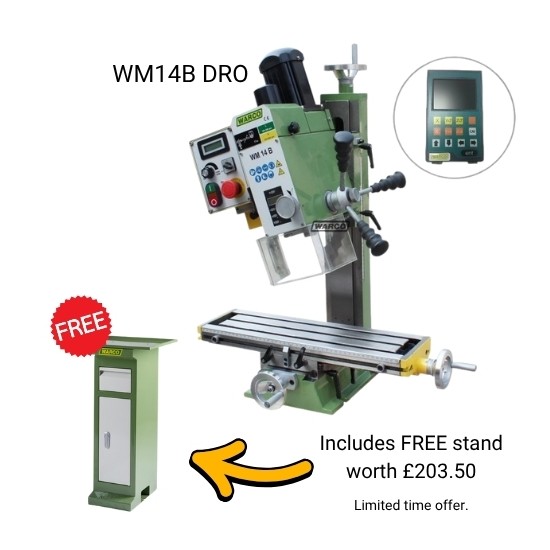 WM 14B Milling Machine - Belt Drive Mill