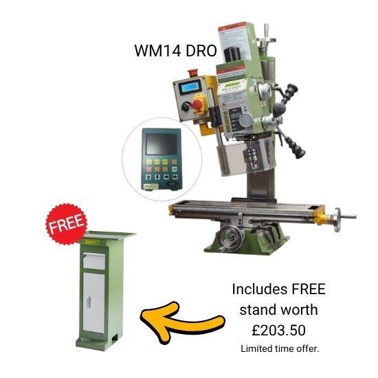 WM 14 Milling Machine With DRO