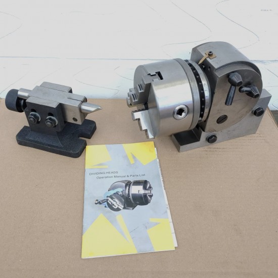 BS0 Dividing Head, Chuck & Tailstock Set Semi-Universal (used)