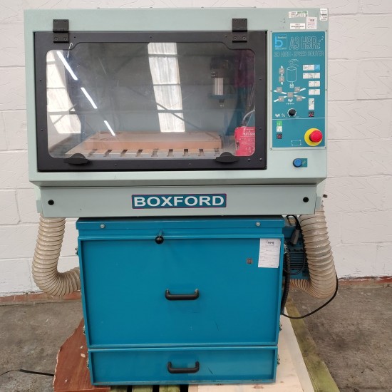 Boxford A3 HSRi2 3D High - Speed Router with P&J Dust Extractor (used)