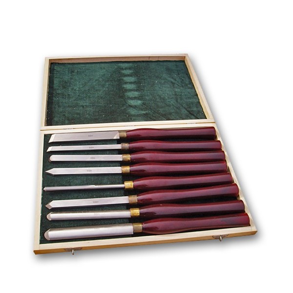 Woodturning Lathe Chisels Set of 8 Quality Woodworking