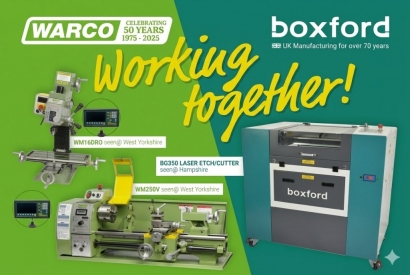Working Together: Warco Announces New Partnership with Boxford